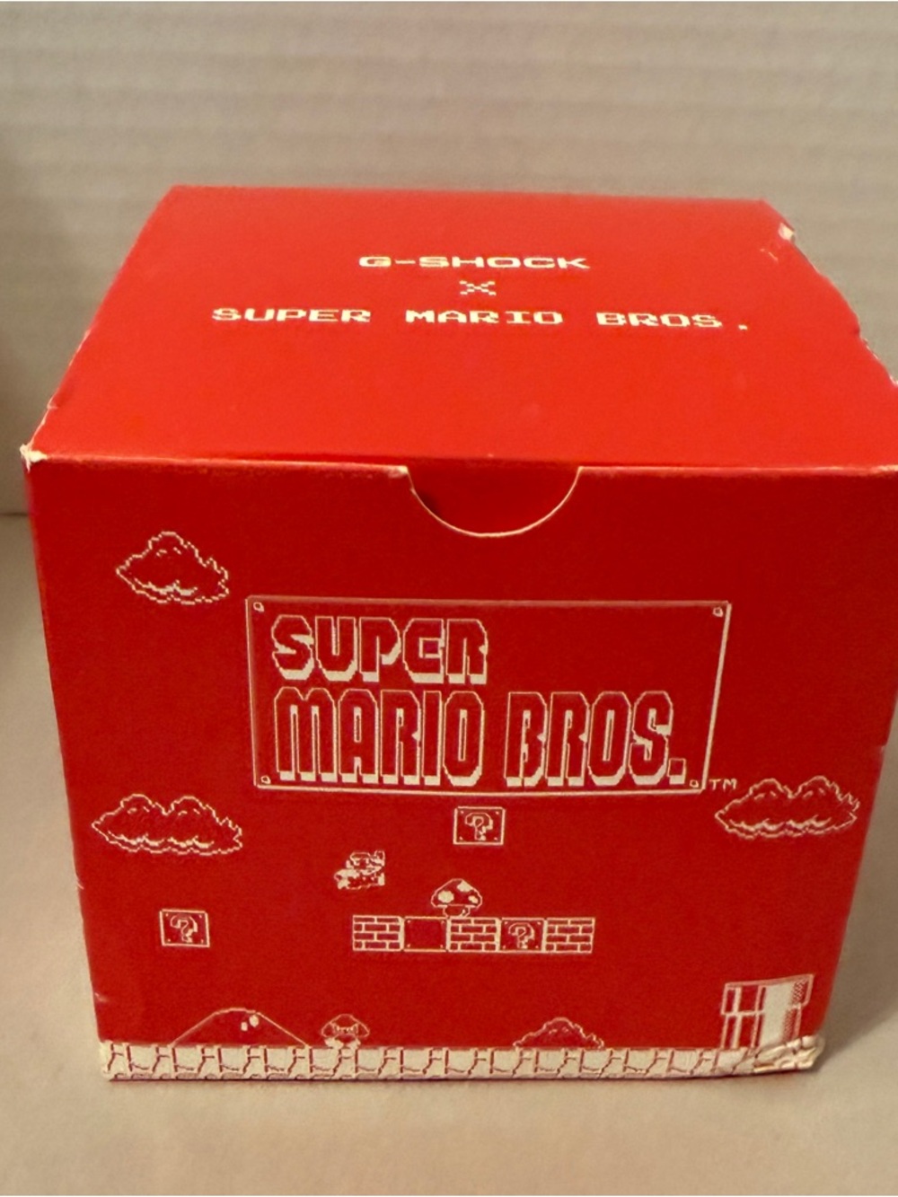 G-Shock Red Super Mario Bros. Collectible Box